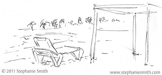 548x255 Sketching On The Scribbles Amp Scribings - Beach Chair Sketch