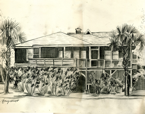 600x472 Beach House Flyoung Studio - Beach House Sketch