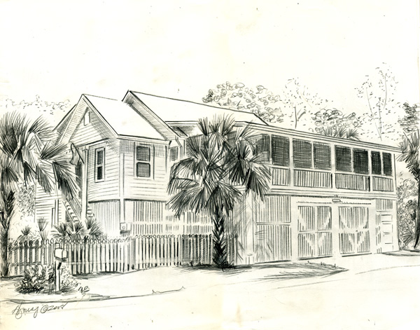 600x471 Sketch Of House Flyoung Studio - Beach House Sketch