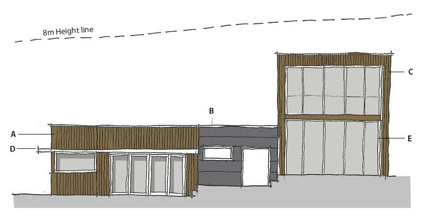 851x447 Beach House Sketch Design - Beach House Sketch