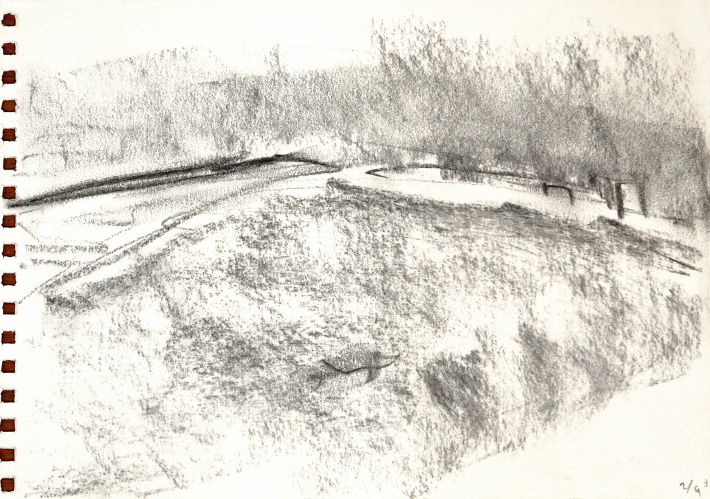 1024x721 1990 - Beach Landscape Sketch