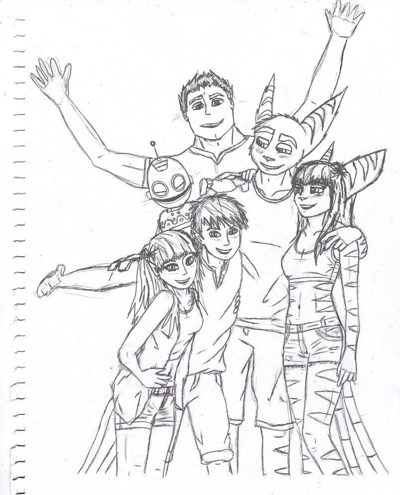 804x993 Beach Party Group Sketch - Beach Party Sketch