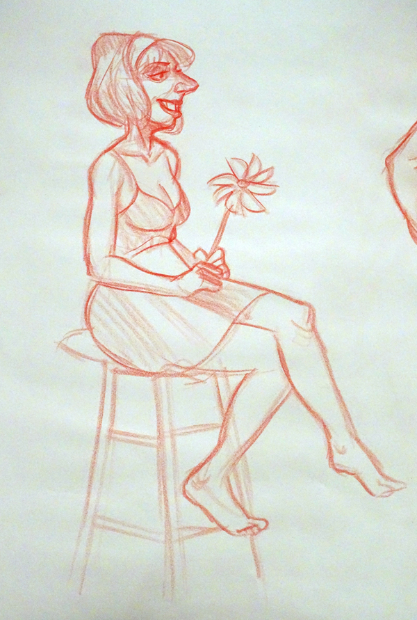 600x891 Beach Party Theme, Photo And Artwork The Drawing Club - Beach Party Sketch