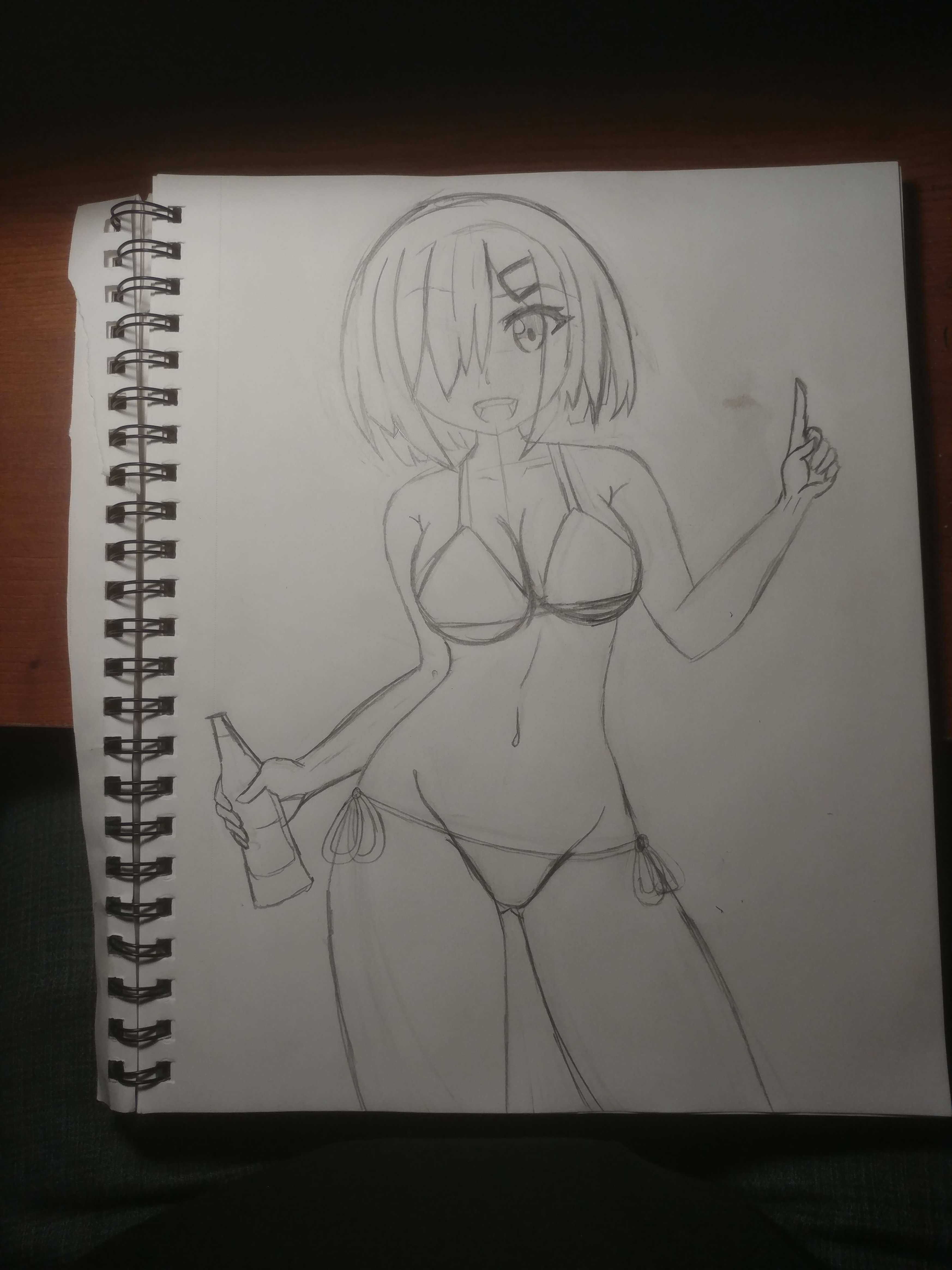 3492x4656 Beach Party - Beach Party Sketch