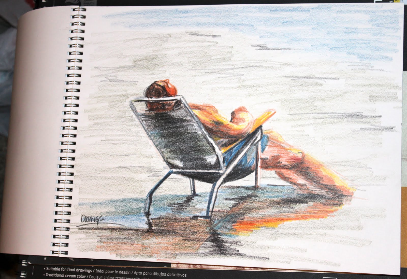 1600x1096 Owings Art Studio Beach Sketch - Beach Sketch