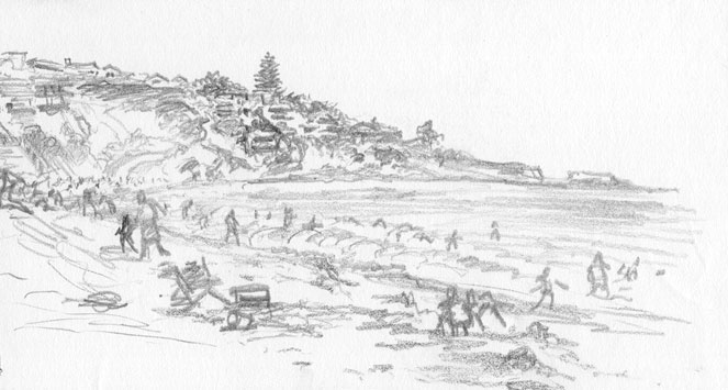 663x355 Beach Sketches - Beach Sketch