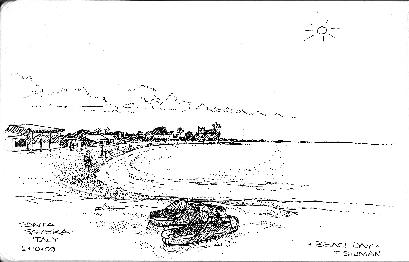 Beach Sketch