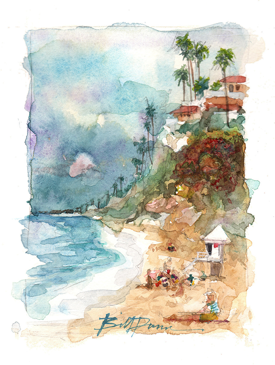 900x1194 William Dunn - Beach Sketch Images