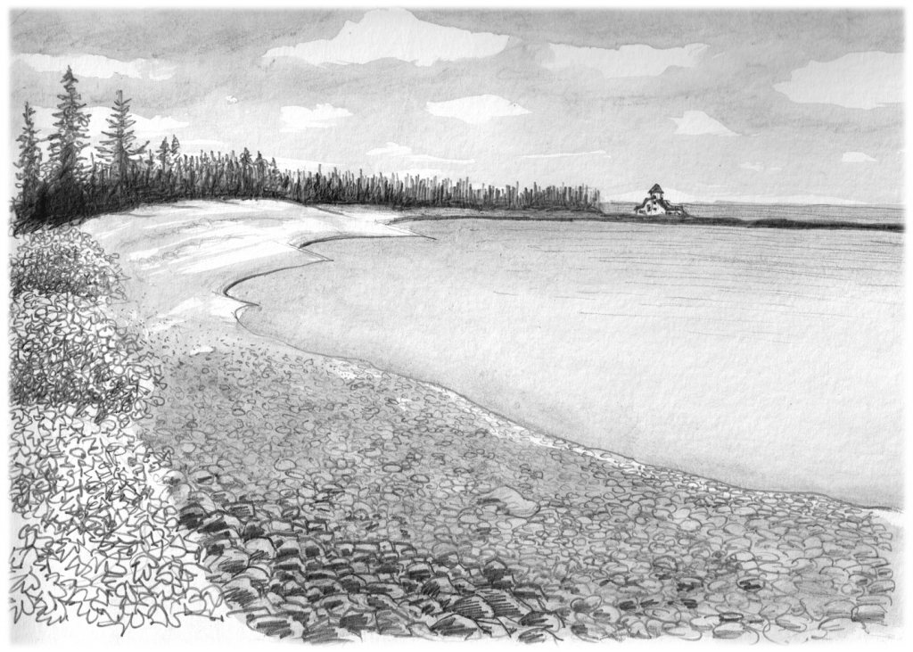 Beach Sunset Sketch at PaintingValley.com | Explore collection of Beach