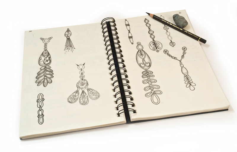 800x515 Melanie Potter Beadwork Acanthus Necklace - Beads Sketch