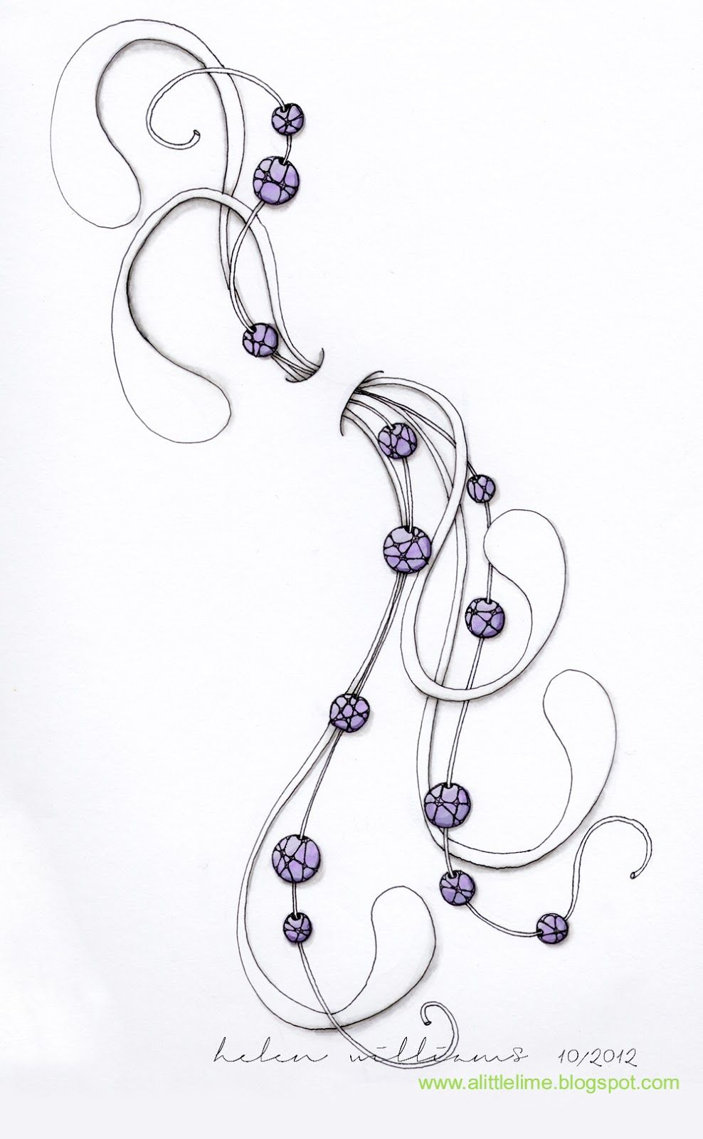 988x1600 A Little Lime Challenge - Beads Sketch