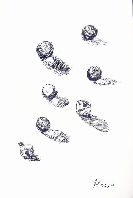 540x800 Bells And Glass Beads Random Doodles - Beads Sketch