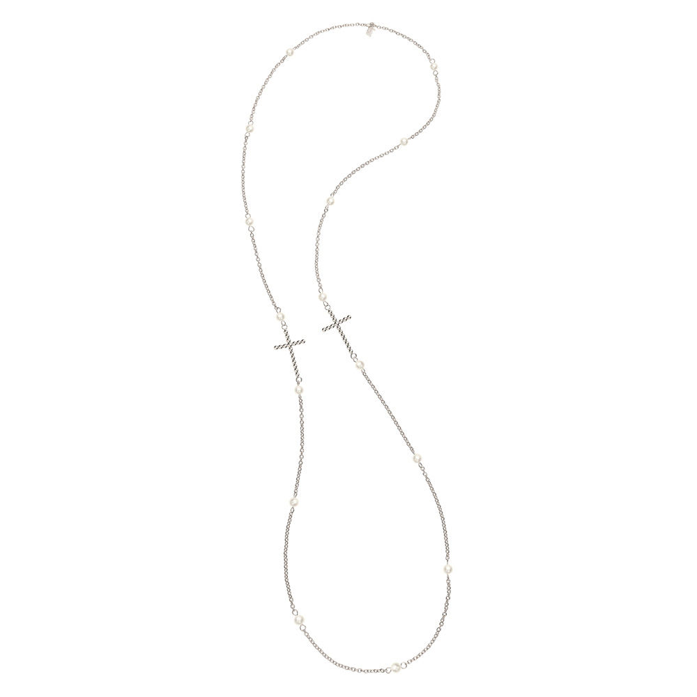 1000x1000 Carma Beads Necklace Silver Plated - Beads Sketch