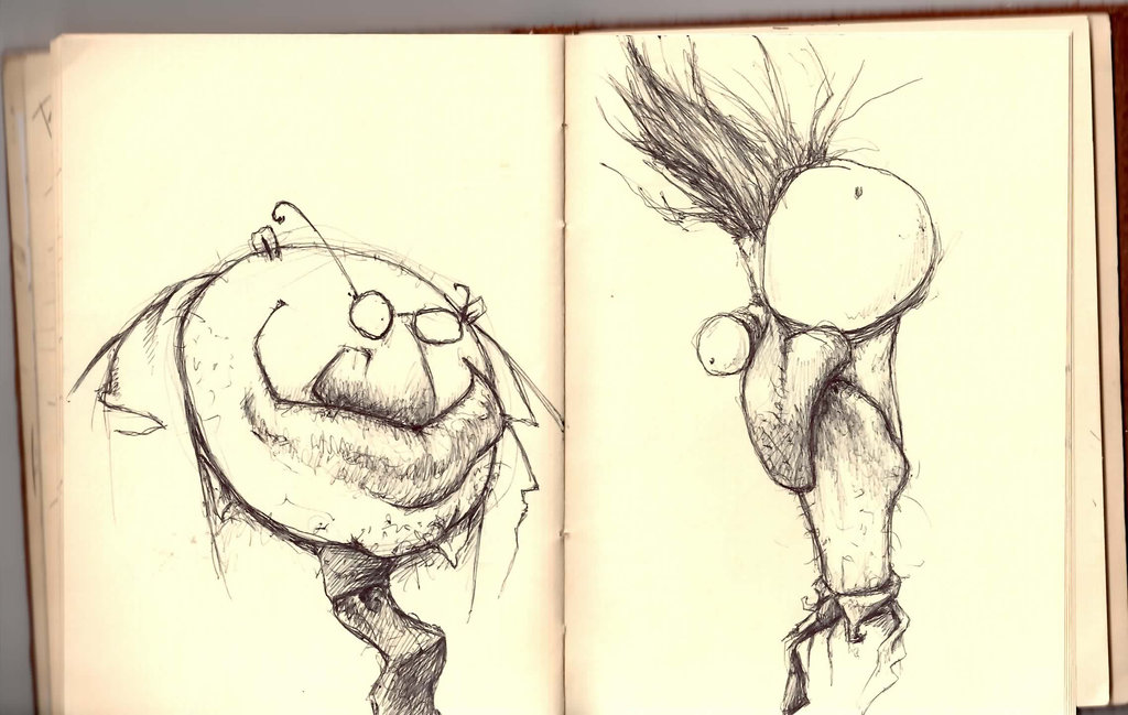 1024x649 Bunson And Beaker Sketch By Wickedplatypus - Beaker Sketch