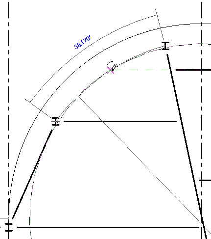 431x487 Help Sketch A Curved Beam - Beam Sketch