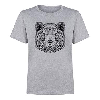 385x385 Instant Message Bear Face Sketch Funny Cute Urban Kids - Bear Face Sketch
