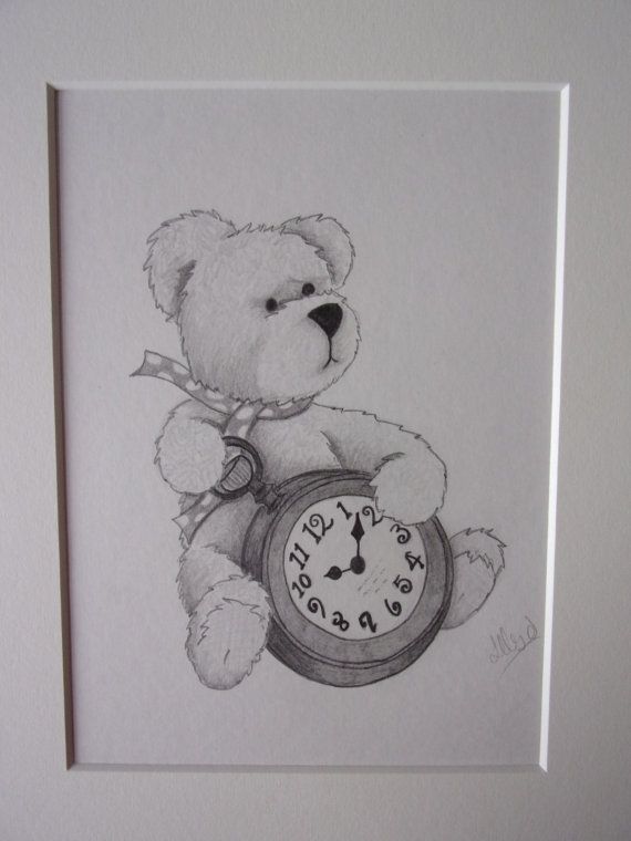 570x760 Teddy Bear Pencil Drawing Teddy Bear Drawing By Sarahshookycrafts - Bear Pencil Sketch