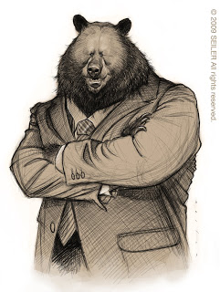 241x320 Imaginism Studios Blog Business Bear - Bear Sketch