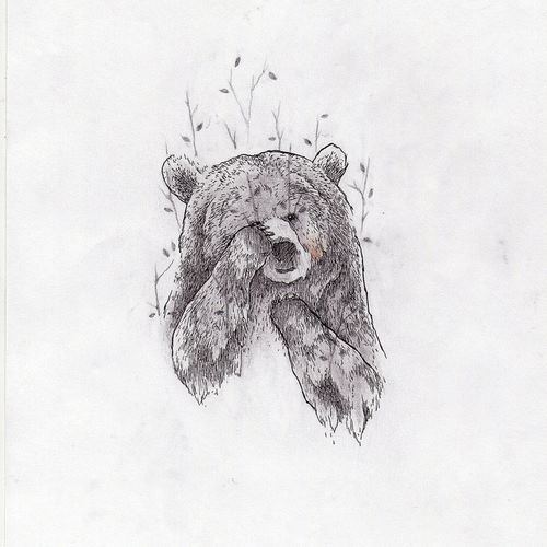 500x500 Aww Lt3 Via Tumblr On We Heart It - Bear Sketch Tumblr