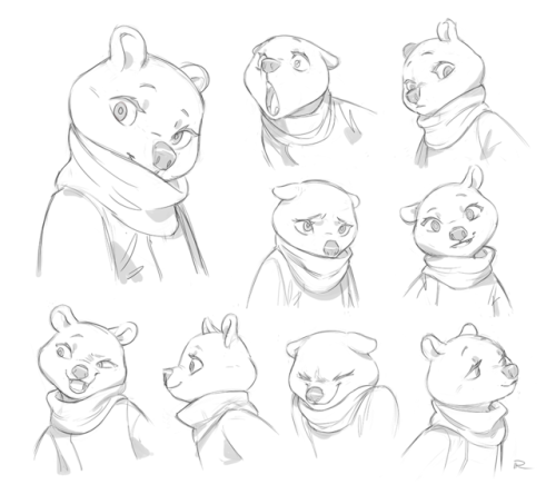 500x453 Polar Bear Sketch Tumblr - Bear Sketch Tumblr