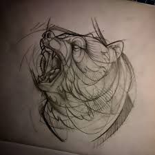 225x225 Image Result For Bear Tattoo Sketch Tatts Bear - Bear Tattoo Sketch