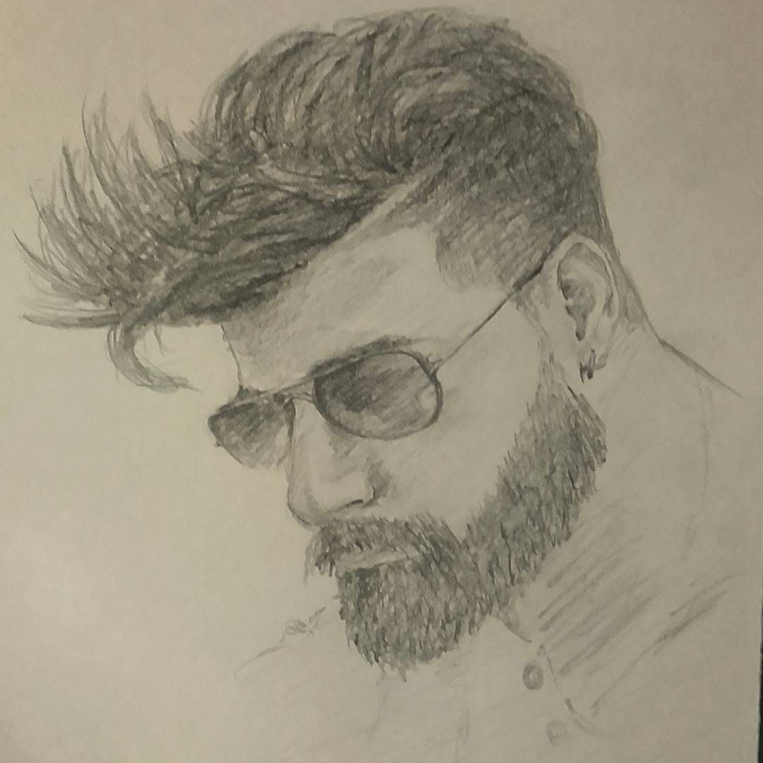 Beard Sketch At PaintingValley.com | Explore Collection Of Beard Sketch