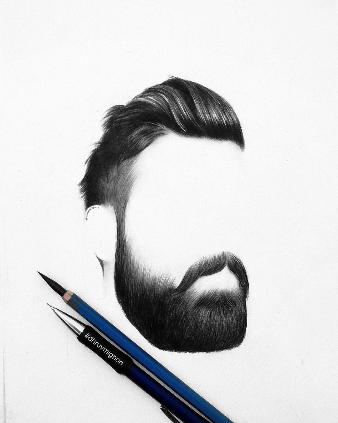 1080x1351 Pin By Pradip Vithalapara On Beard Hair, Hair Styles - Beard Sketch