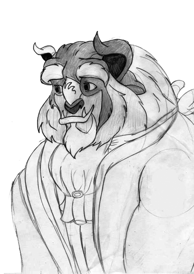 400x566 Beast Sketch By Littlemissjo - Beast Sketch