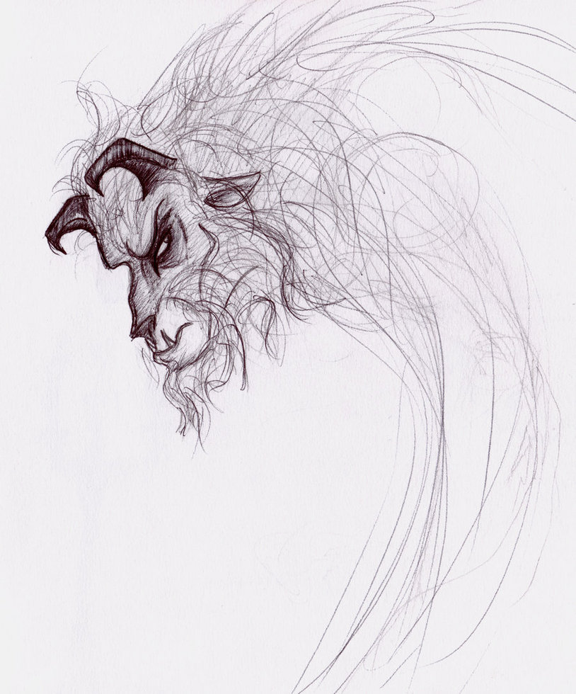814x980 Beast Sketch By Michelleprebich - Beast Sketch