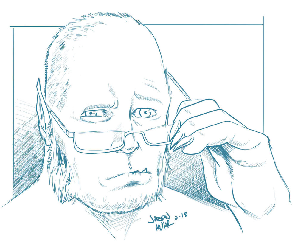 1000x839 Daily Sketch Beast Jason Muhr - Beast Sketch