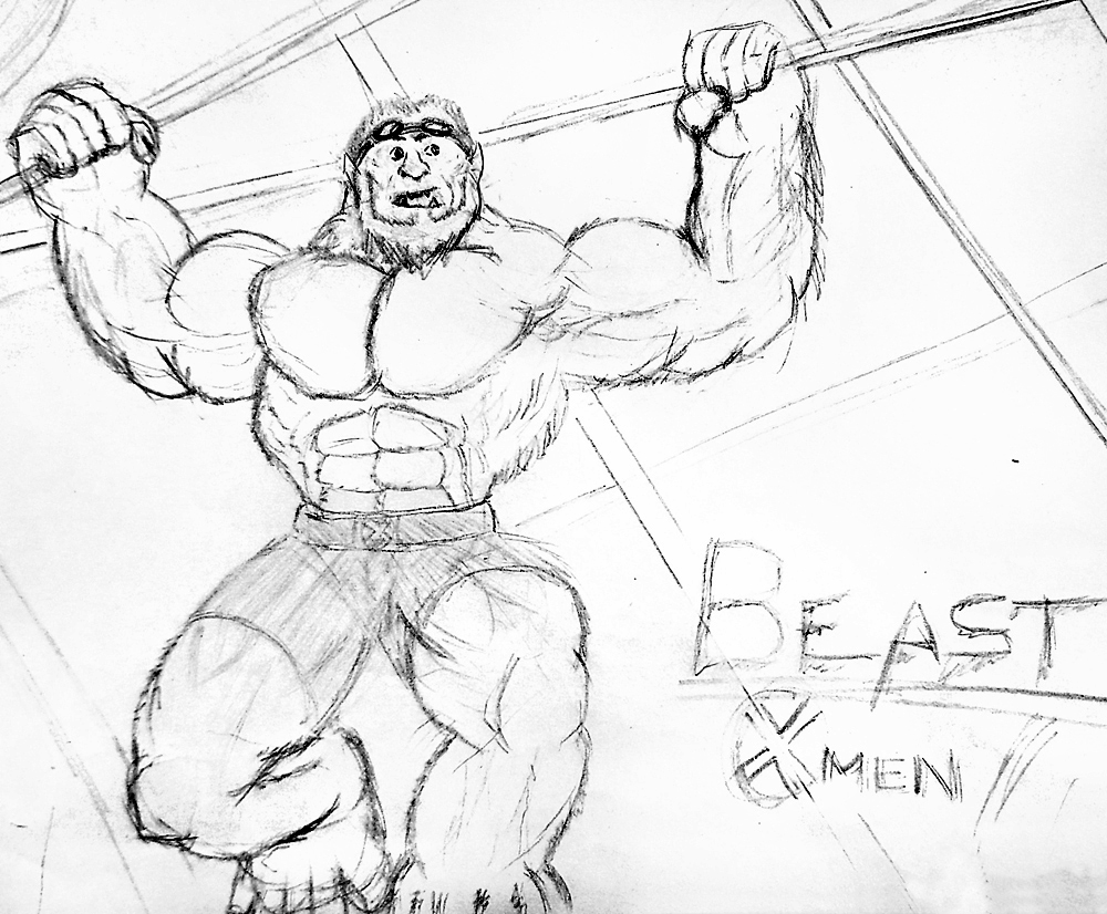 1000x826 Sketch - Beast Sketch