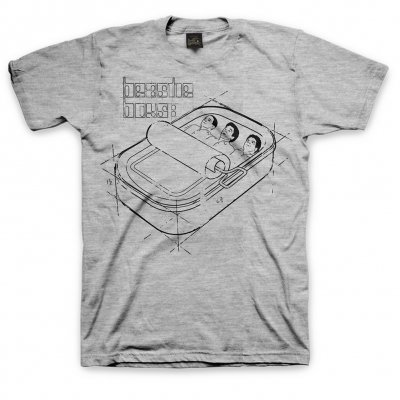 400x400 Sardine Blueprint T Shirt - Beastie Boys Sketch