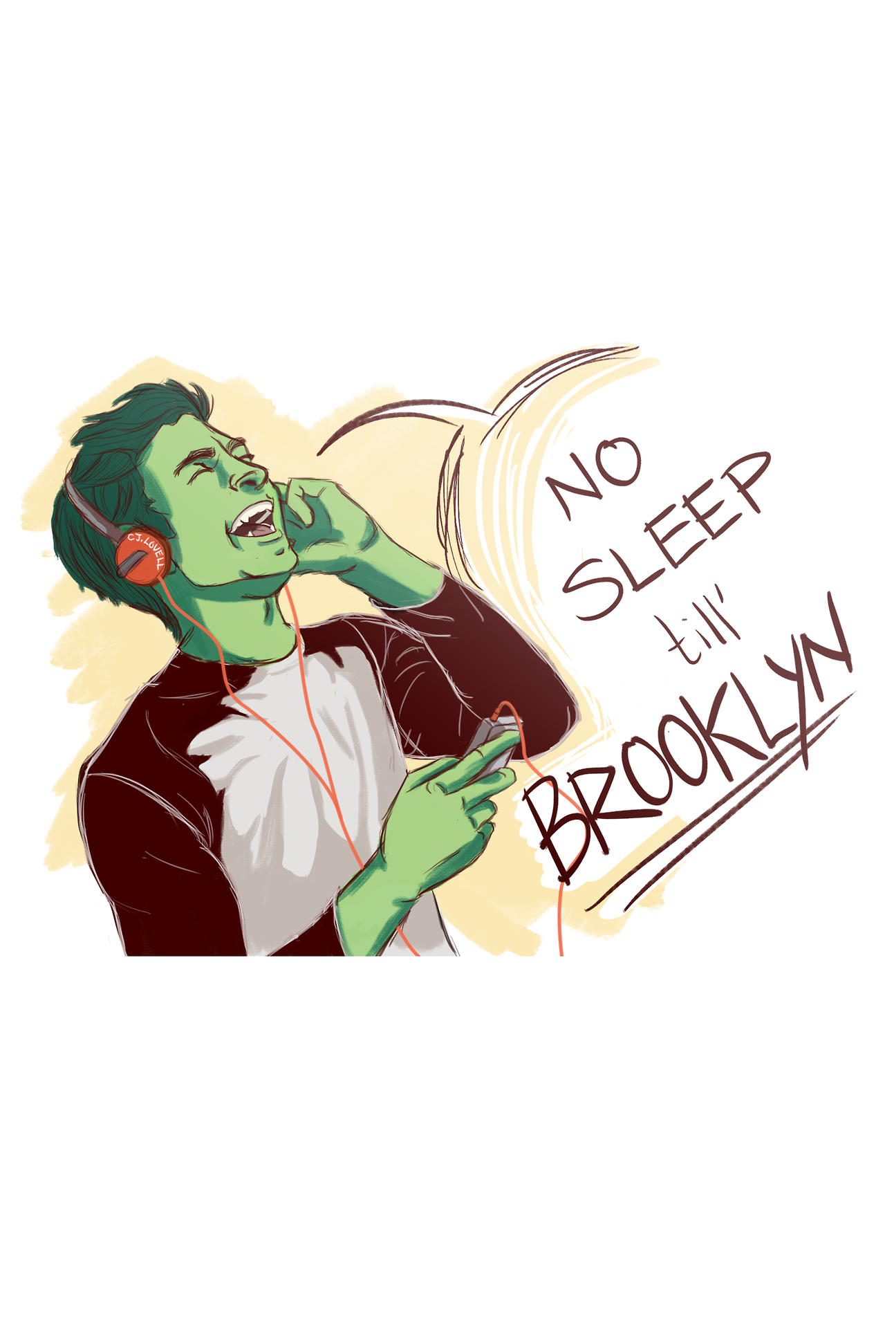 1280x1920 Creativity Dump Morning Sketch A Beast Boy Enjoying The Beastie - Beastie Boys Sketch