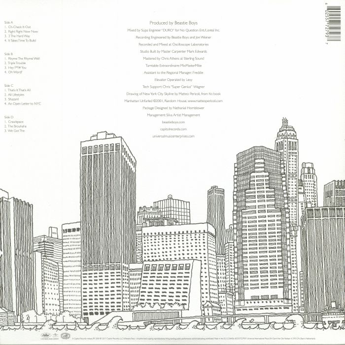 700x700 Beastie Boys To The 5 Boroughs (Reissue) Vinyl - Beastie Boys Sketch
