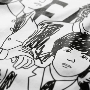 300x300 The Beatles Sketch T Shirt India By - Beatles Sketch