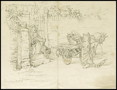 500x386 Bibliodyssey Beatrix Potter Rarities - Beatrix Potter Sketches