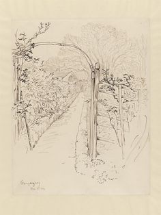 236x314 Sketch Of A Cottage By Beatrix Potter Place As Inspiration - Beatrix Potter Sketches