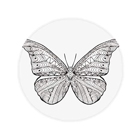 466x466 Diythinker Beautiful Butterfly Animal Portrait Sketch - Beautiful Butterfly Sketch