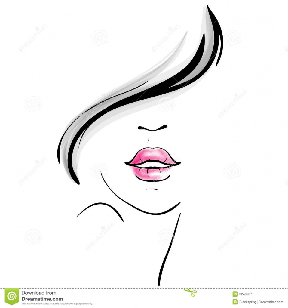 958x1024 Girl Easy Face Simple Drawing Pictures - Beautiful Girl Face Sketch