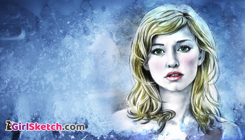 934x534 Beautiful Girl Face Sketch @ - Beautiful Girl Face Sketch