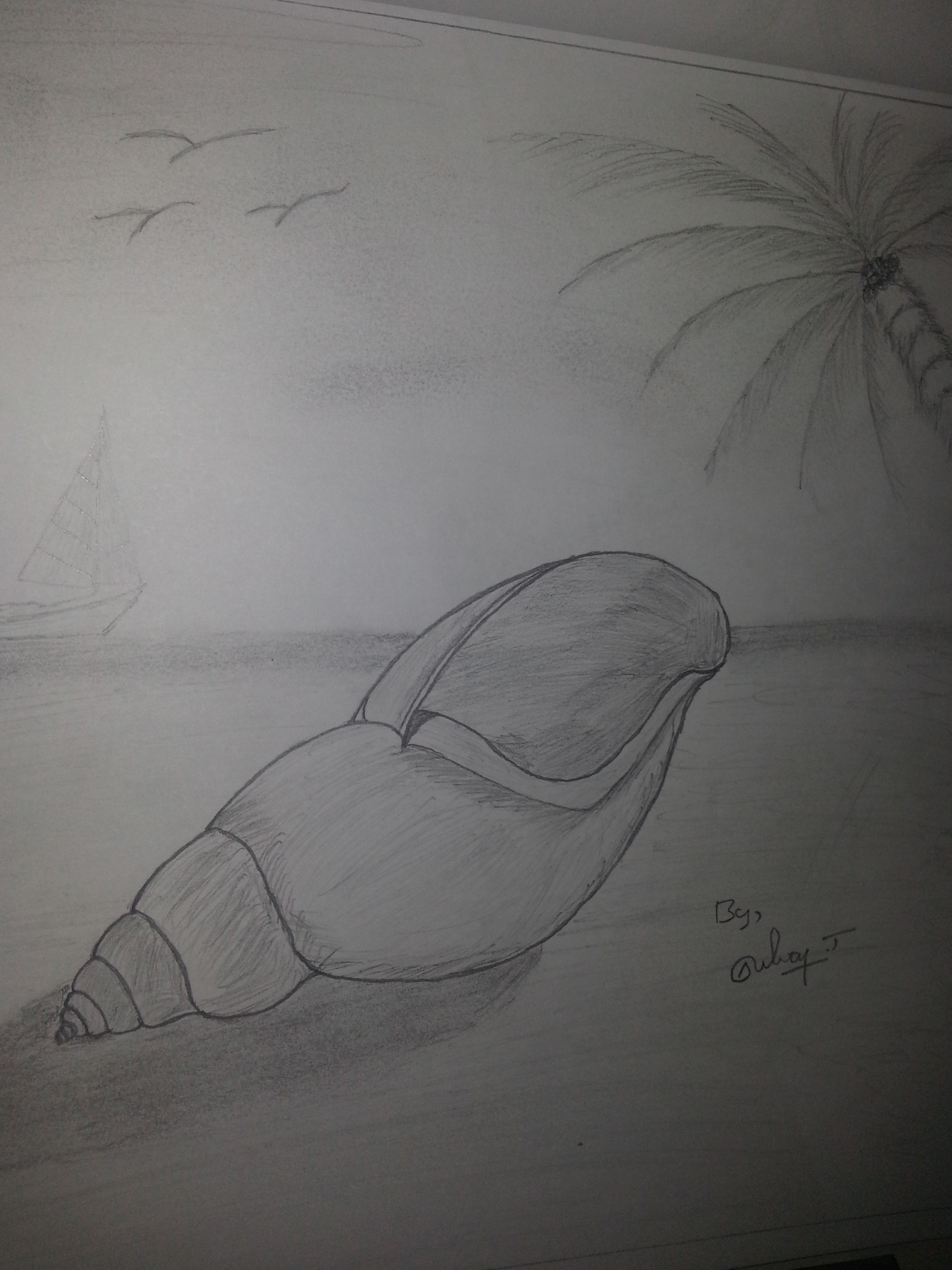 2448x3264 Free Pencil Drawings, Pencil Sketches Of Gods, Nature, Animals - Beautiful Landscape Sketches