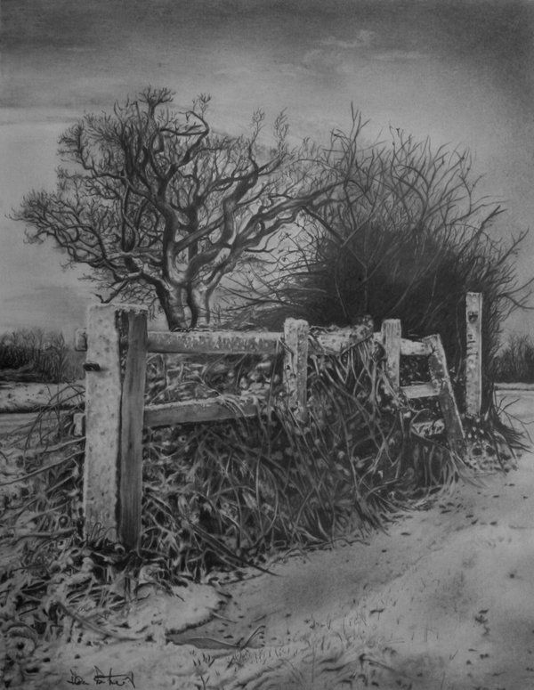 600x775 Pin By Kris Leroy On Pencil Art Landscape Drawings - Beautiful Landscape Sketches