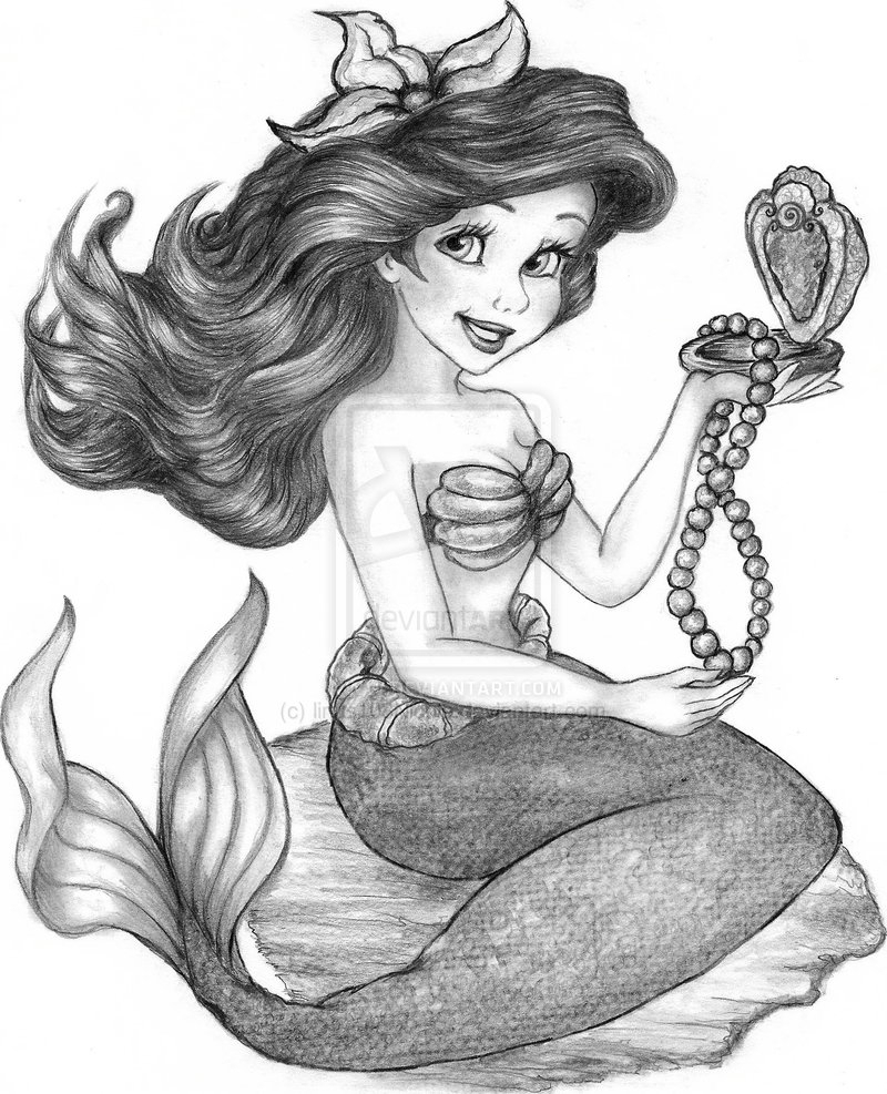 800x987 Beautiful Mermaids Pencil Drawing Beautiful Mermaid Drawing At - .....