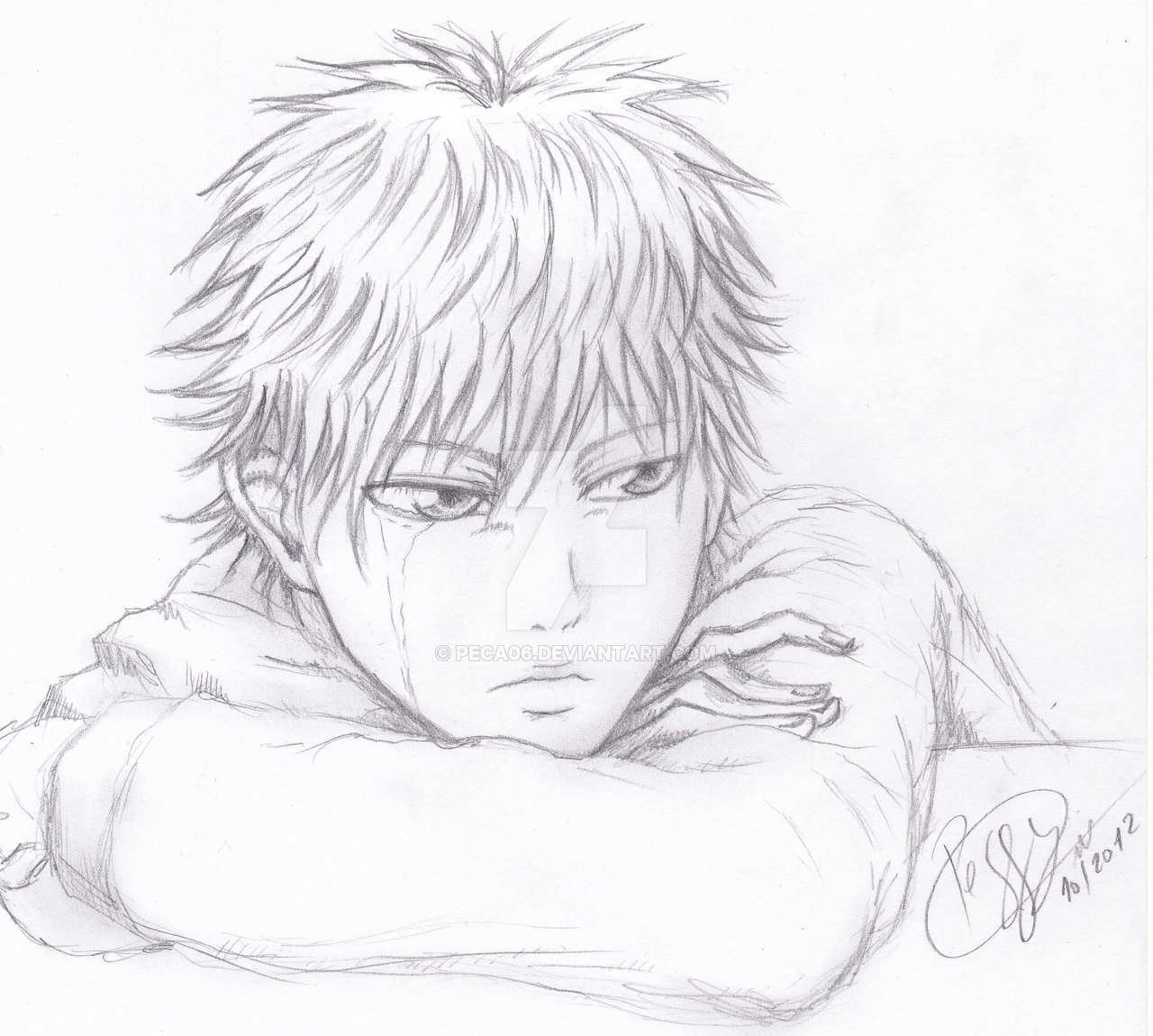 1280x1150 Sketching Painting Beautiful Alone Boy Sketch Sketch Art Alone Boy - Beautiful Sketch Art