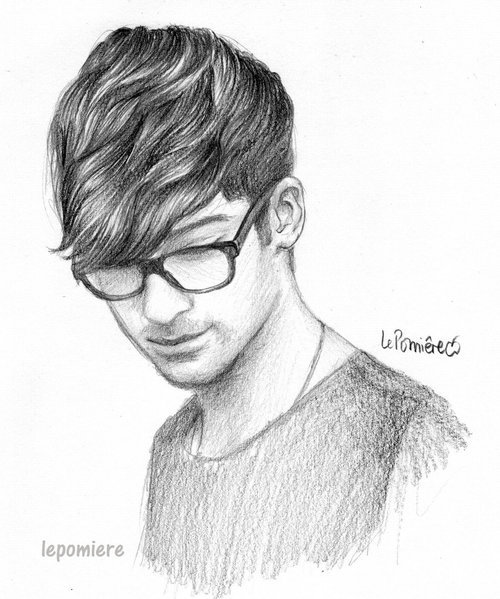 500x599 What A Beautiful Sketch Of Zayn, The Detail To His... Love Like - Beautiful Sketch Images
