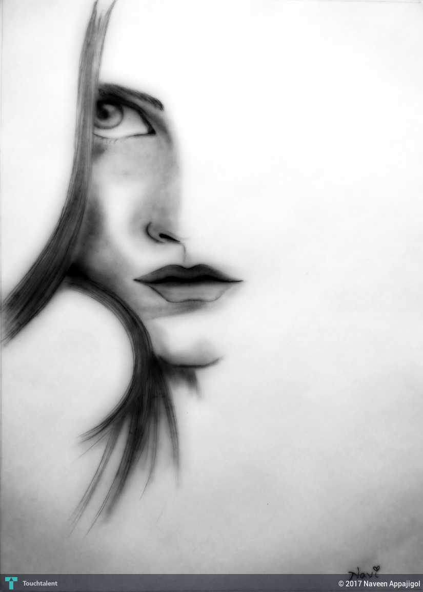 825x1153 Beautiful Face Touchtalent - Beautiful Sketches