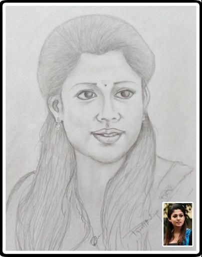 404x515 Gift Beautiful Hand Drawn Pencil Sketches And Portrait Paintings - Beautiful Sketches