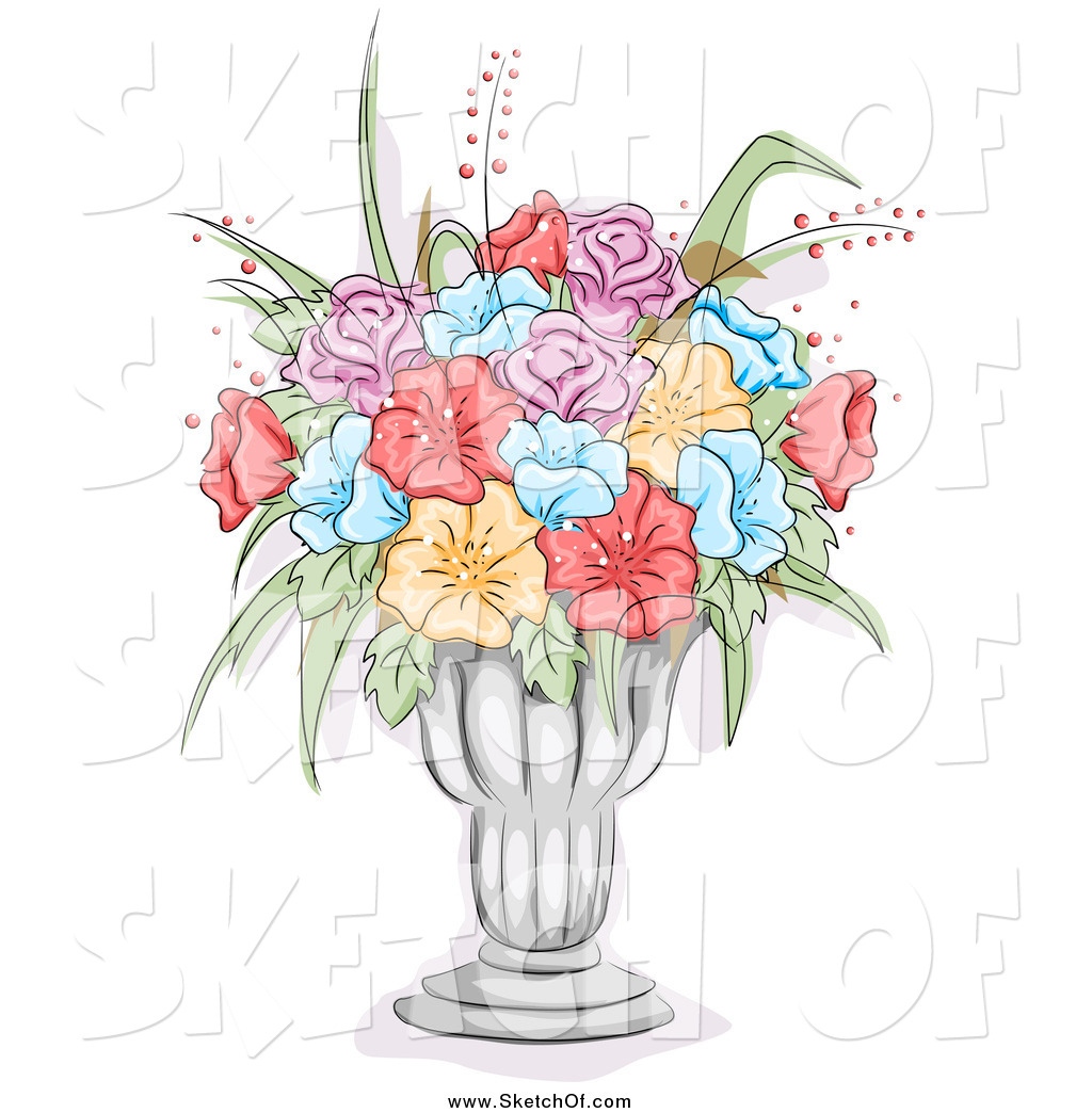 1024x1044 Flowers In A Vase Drawing Easy Beautiful Simple Flower Vase - Beautiful Sketches Of Flowers