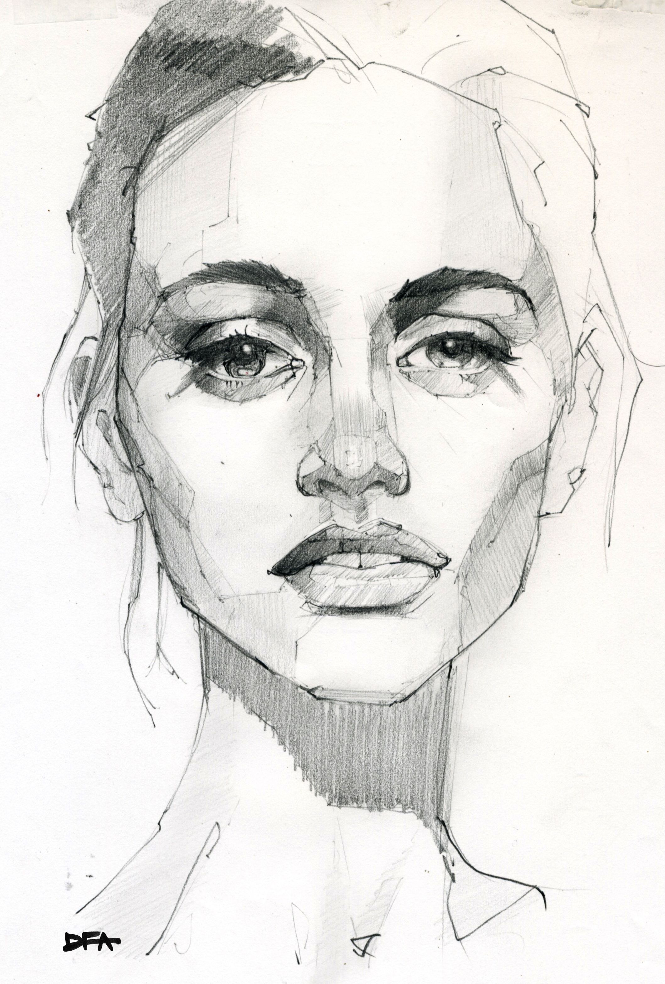 2116x3131 Graphite Portrait Drawing Of Beautiful Woman Sketching - Beautiful Woman Sketch