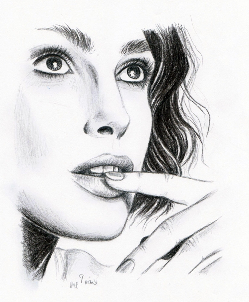 825x1000 Beautiful Sketches - Beautiful Woman Sketch Images